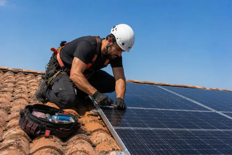 Maintenance et monitoring de panneaux solaires à Marlieux